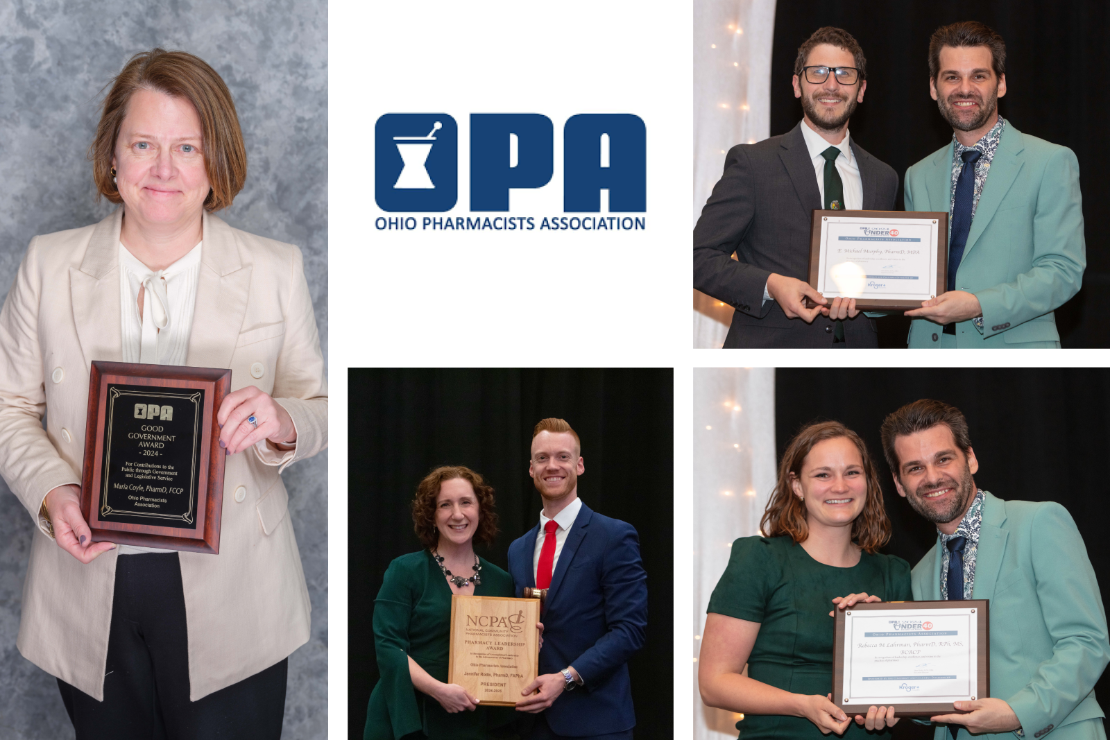 Collage of all of the OPA awardees